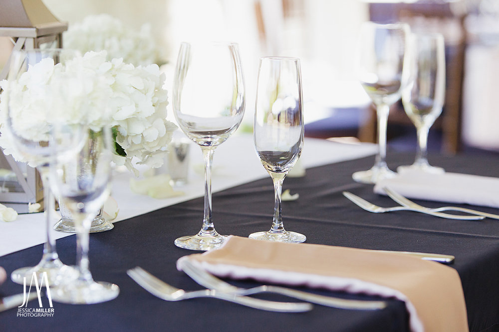 place setting for wedding