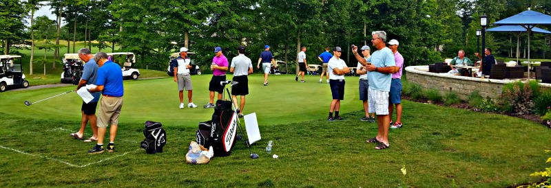 Group of Members on the putting green